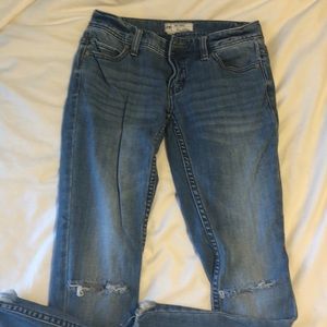 Cropped Free People Jeans! Size 24